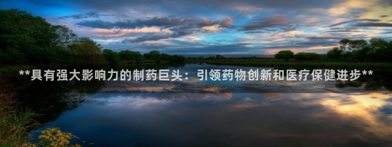 j9九游会老哥俱乐部交流区：**具有强大影响力的制药巨头：引领药物创新和医疗保健进步**