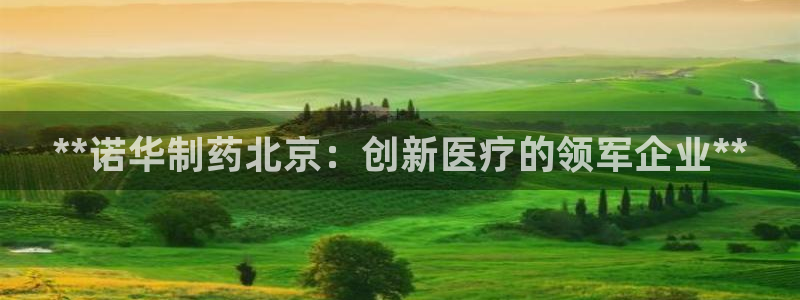 九游会老哥俱乐部交流社区：**诺华制药北京：创新医疗的领军企业**