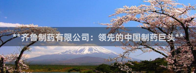 九游会老哥俱乐部官网：**齐鲁制药有限公司：领先的中国制药巨头**