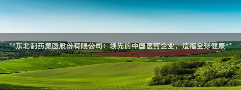 九游会老哥必备的交流社区九：**东北制药集团股份有限公司：领先的中国医药企业，造福全球健康**