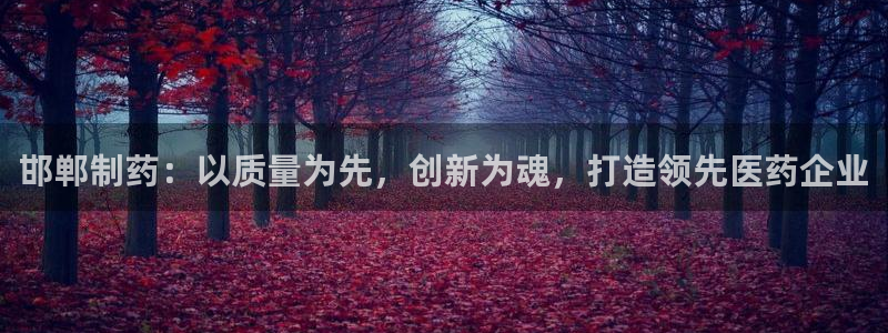 九游会老哥俱乐部官网首页：邯郸制药：以质量为先，创新为魂，打造领先医药企业
