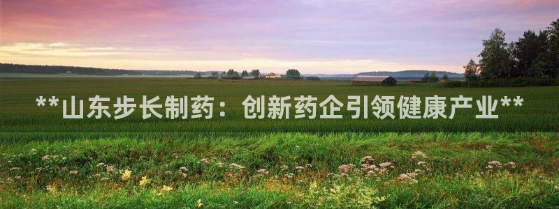 9游会老哥：**山东步长制药：创新药企引领健康产业**