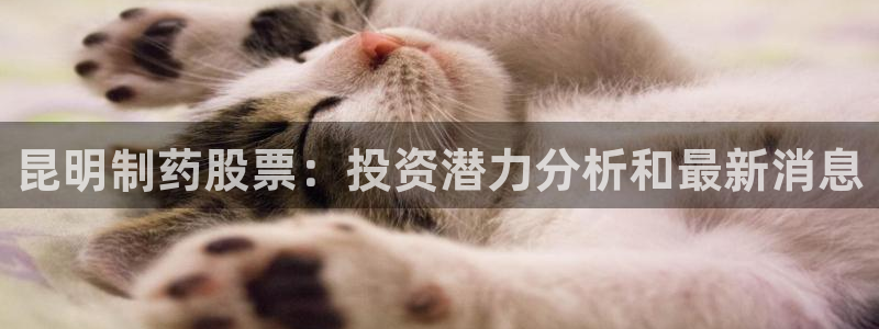 老哥吧九游会下架吗：昆明制药股票：投资潜力分析和最新消息