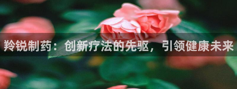 老哥吧九游会：羚锐制药：创新疗法的先驱，引领健康未来