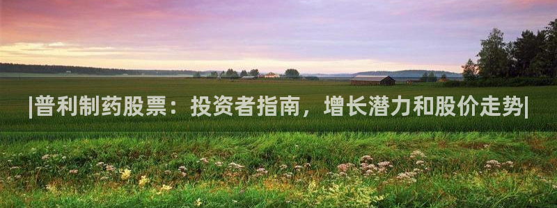 九游会老哥：|普利制药股票：投资者指南，增长潜力和股价走势|