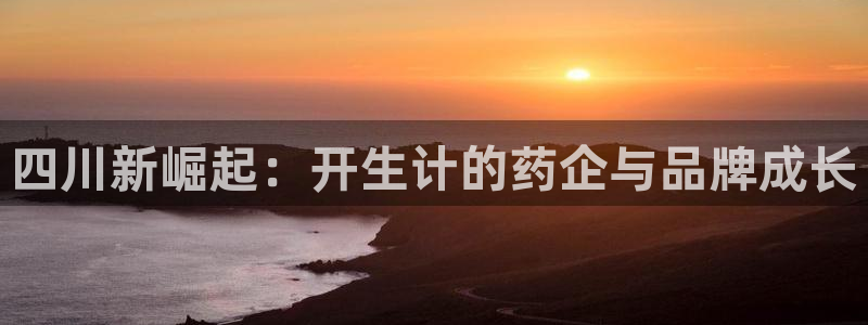 九游会老哥必备的交流社区九：四川新崛起：开生计的药企与品牌成长