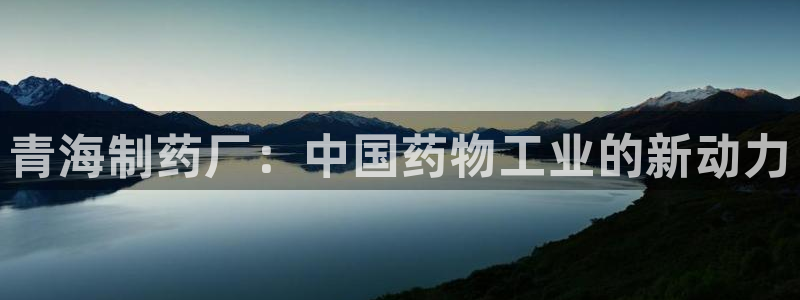 九游会老哥俱乐部社区论坛：青海制药厂：中国药物工业的新动力